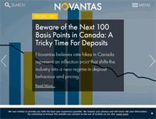 Tablet Screenshot of novantas.com